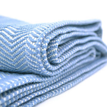Load image into Gallery viewer, Herringbone Cotton Throw Blanket - Amana Woolen Mill -
