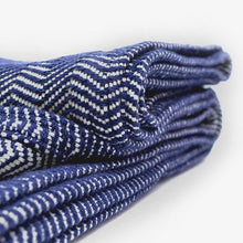 Load image into Gallery viewer, Herringbone Cotton Throw Blanket - Amana Woolen Mill -
