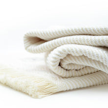 Load image into Gallery viewer, Herringbone Cotton Throw Blanket - Amana Woolen Mill -
