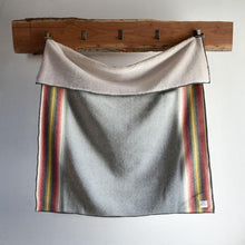 Load image into Gallery viewer, Mirage Wool Throw with Sherpa Backing - Amana Woolen Mill
