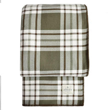 Load image into Gallery viewer, Off the Grid Cotton Throw with Sherpa Backing - Amana Woolen Mill

