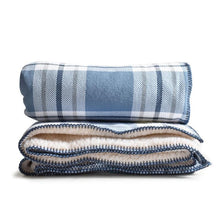 Load image into Gallery viewer, Off the Grid Cotton Throw with Sherpa Backing - Amana Woolen Mill
