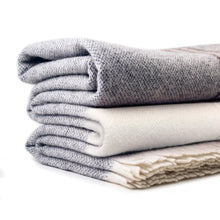 Load image into Gallery viewer, Plat Wool Throw Blanket - Amana Woolen Mill
