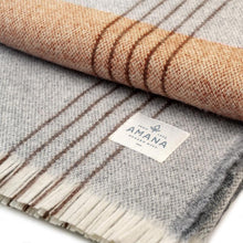Load image into Gallery viewer, Plat Wool Throw Blanket - Amana Woolen Mill
