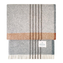 Load image into Gallery viewer, Plat Wool Throw Blanket - Amana Woolen Mill
