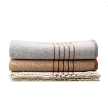 Load image into Gallery viewer, Plat Wool Throw Blanket - Amana Woolen Mill
