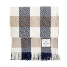 Load image into Gallery viewer, Rob Roy 3 - Color Check Cotton Throw Blanket - Amana Woolen Mill
