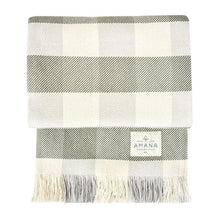 Load image into Gallery viewer, Rob Roy 3 - Color Check Cotton Throw Blanket - Amana Woolen Mill
