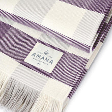 Load image into Gallery viewer, Rob Roy 3 - Color Check Cotton Throw Blanket - Amana Woolen Mill
