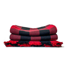 Load image into Gallery viewer, Rob Roy Check Cotton Throw Blanket - Amana Woolen Mill
