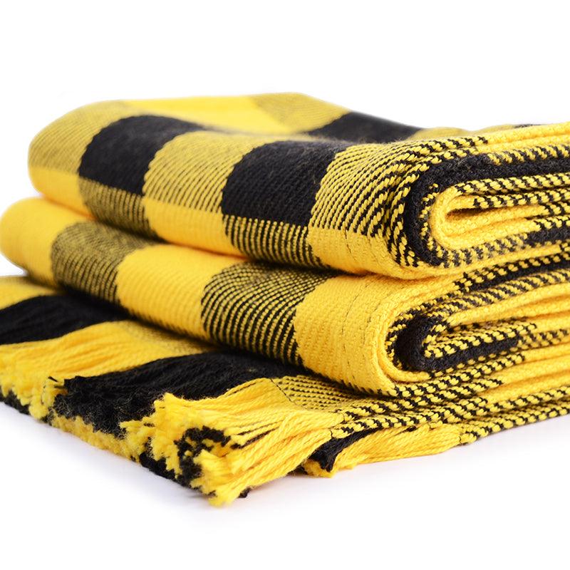Rob Roy Check Cotton Throw Blanket - Amana Woolen Mill
