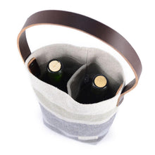 Load image into Gallery viewer, South Stripe Wine Tote - Amana Woolen Mill
