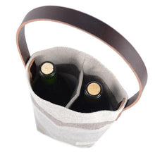 Load image into Gallery viewer, South Stripe Wine Tote - Amana Woolen Mill
