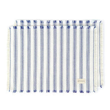 Load image into Gallery viewer, Vintage Ticking Cotton Placemats - Set of 2 - Amana Woolen Mill
