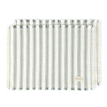 Load image into Gallery viewer, Vintage Ticking Cotton Placemats - Set of 2 - Amana Woolen Mill
