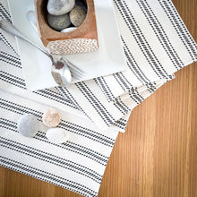 Load image into Gallery viewer, Vintage Ticking Cotton Table Runner - Amana Woolen Mill
