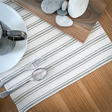 Load image into Gallery viewer, Vintage Ticking Cotton Table Runner - Amana Woolen Mill

