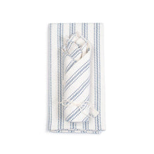 Load image into Gallery viewer, Vintage Ticking Tea Towel &amp; Dish Cloth Set - Amana Woolen Mill
