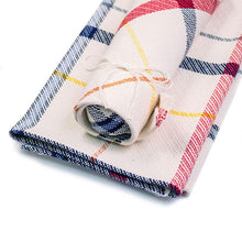 Load image into Gallery viewer, Window Pane Tea Towel &amp; Dish Cloth Set - Amana Woolen Mill
